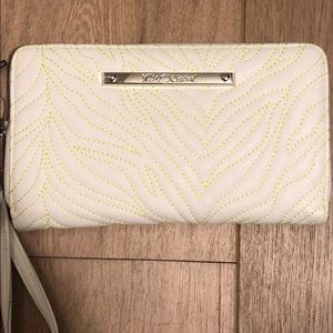Betsy Johnson white wallet
